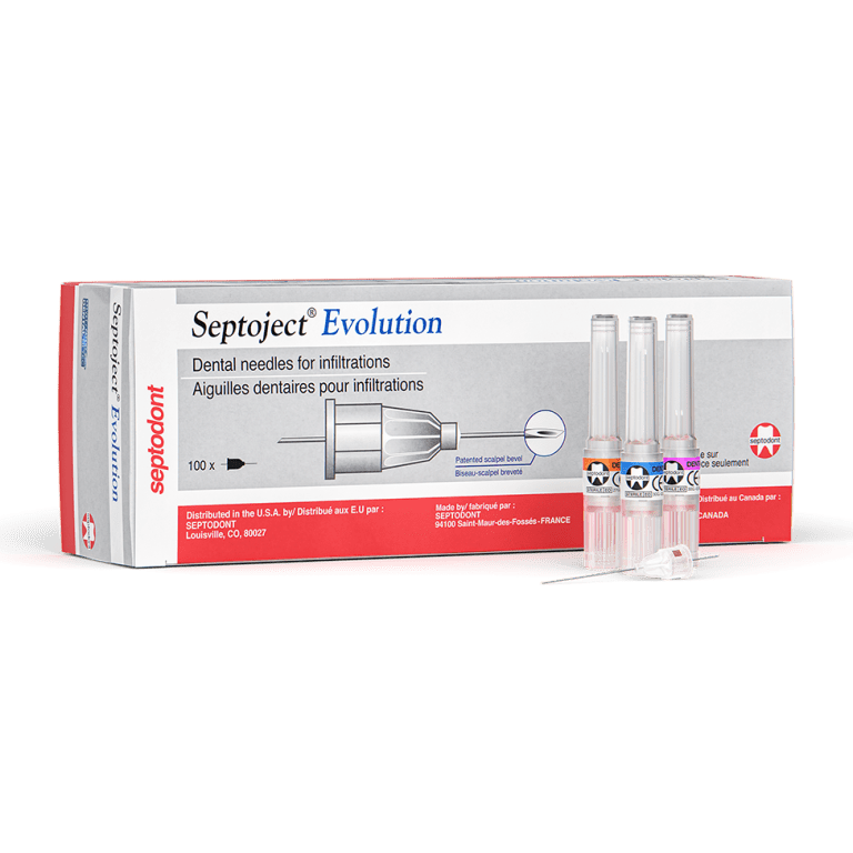 Septoject Evolution dental needs for infiltration